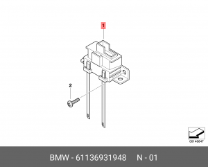 Розетка 61 13 6 931 948 BMW