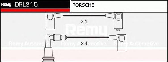 Ккомплект проводов зажигания DRL315 DELCO REMY