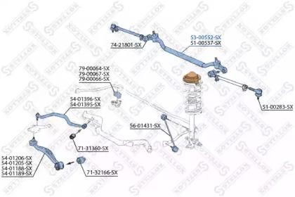 Тяга рулевая 53-00552-SX STELLOX