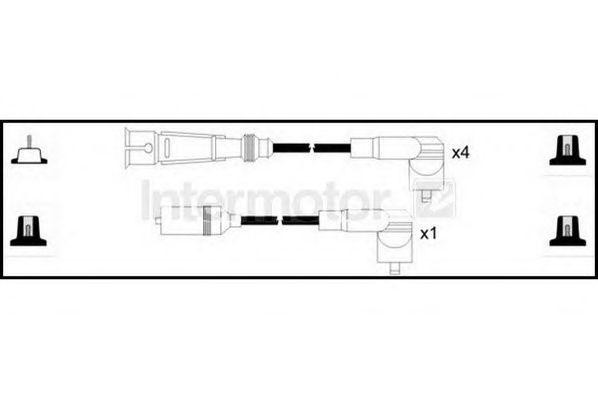 Ккомплект проводов зажигания 73943 STANDARD
