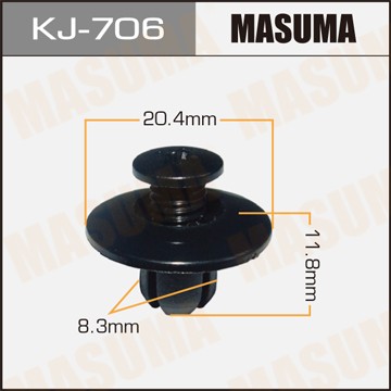 Клипса крепежная KJ706 MASUMA
