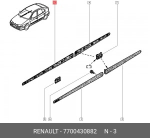 Деталь 7700430882 RENAULT