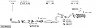 Выпускной трубопровод 835841 BOSAL