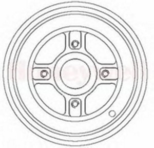 Тормозной барабан 329219B BENDIX JURID