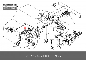 Усилитель тормозной системы 4791100 IVECO
