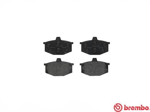 Комплект тормозных колодок, диско P68005 BREMBO
