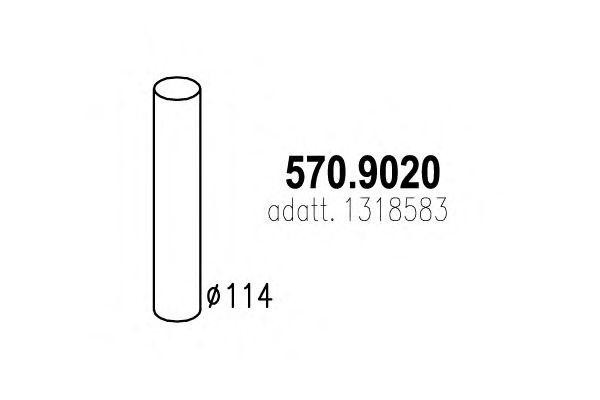 Выпускной трубопровод 5709020 ASSO