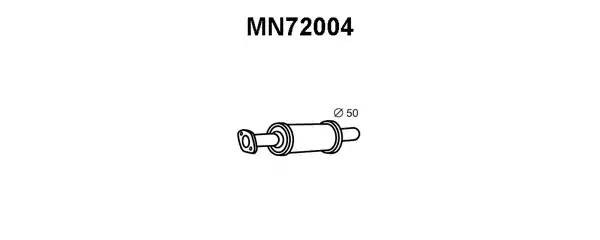 Предглушитель выхлопных газов MN72004 VENEPORTE