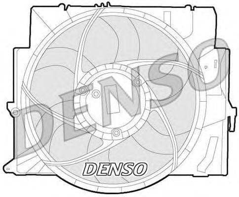 Вентилятор, охлаждение двигателя DER05006 DENSO
