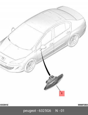Повторитель указателя поворота 6325 G6 CITROEN PEUGEOT