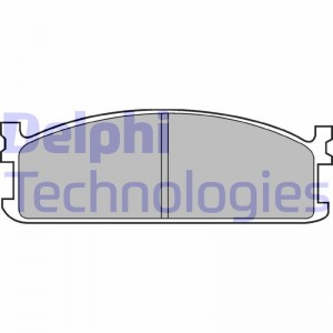 Комплект тормозных колодок, диско LP476 DELPHI
