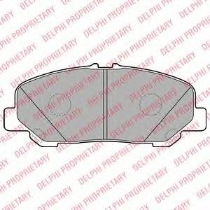 Колодки тормозные дисковые LP2119 DELPHI