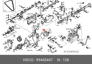Водяной насос 99445447 IVECO