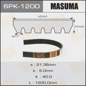 Ремень приводной 6PK-1200 MASUMA