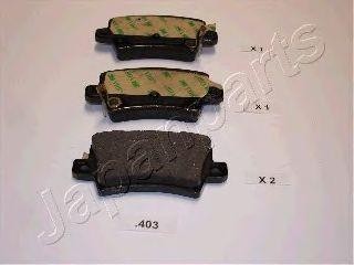 Комплект тормозных колодок, диско PP-403AF JAPAN PARTS GROUP