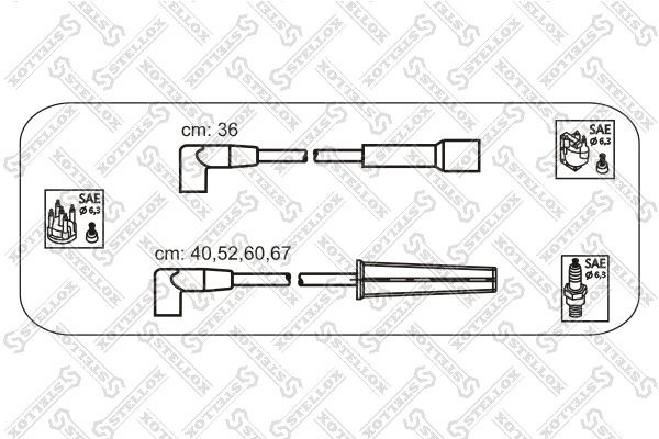 Провода высоковольтные системы зажигания (комплект) 10-30041-SX STELLOX