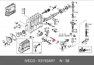 Болт 93193497 IVECO