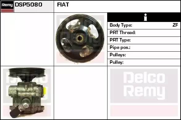 Гидравлический насос, рулевое управление DSP5080 DELCO REMY