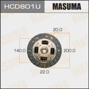 Диск сцепления HCD801U MASUMA