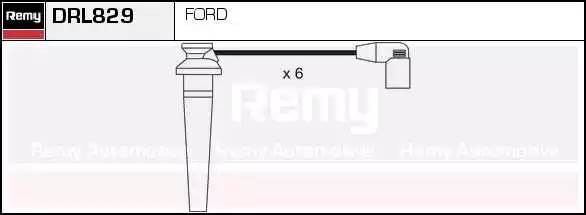 Ккомплект проводов зажигания DRL829 DELCO REMY