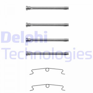 Комплектующие, колодки дискового тормоза LX0085 DELPHI