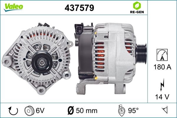 Генератор 437579 VALEO PHC
