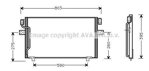 Радиатор кондиционера DN5160 AVA