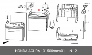 Деталь 31500SNEA01 HONDA