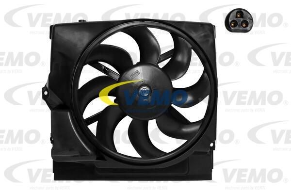 Крыльчатка электромотора радиатора кондиционера V20-02-1065 VEMO