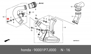 Деталь 90001P7J000 HONDA