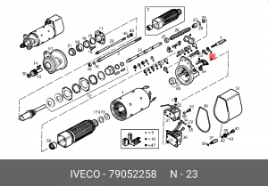 Болт 79052258 IVECO