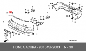 Деталь 90104SR2003 HONDA