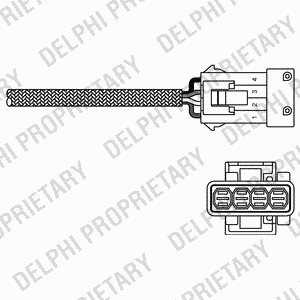 Лямбда-зонд ES20272-12B1 DELPHI