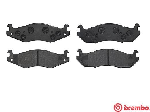 Комплект тормозных колодок, диско P37001 BREMBO