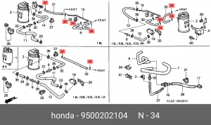Деталь 9500202104 HONDA