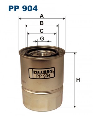 Фильтр топливный PP904 FILTRON