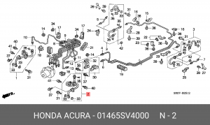 Тормозной шланг 01465SV4000 HONDA
