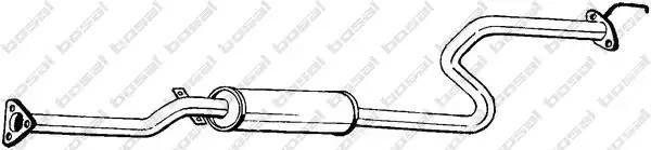 Средний глушитель выхлопных газов 285721 BOSAL