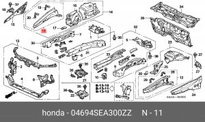 Деталь 04694SEA300ZZ HONDA