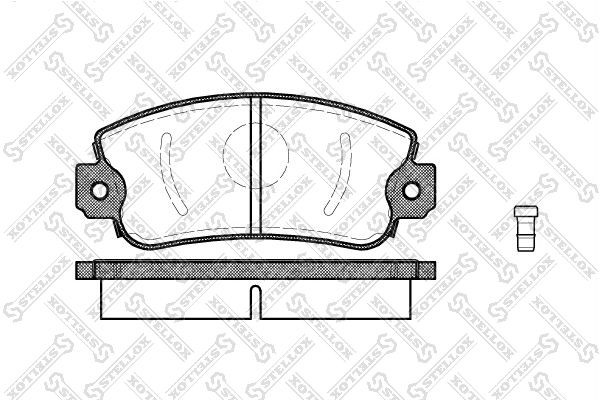 Колодки тормозные дисковые 383-002-SX STELLOX
