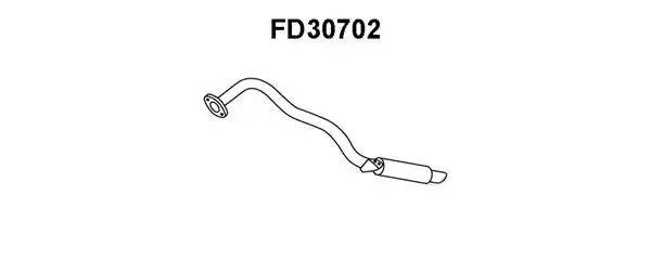 Глушитель выхлопных газов конечный FD30702 VENEPORTE