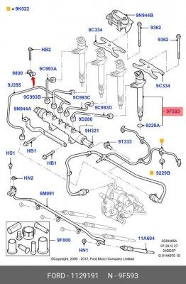 Распылитель 1 129 191 FORD
