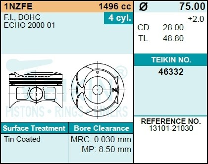 Поршень ДВС 46332050 TEIKIN