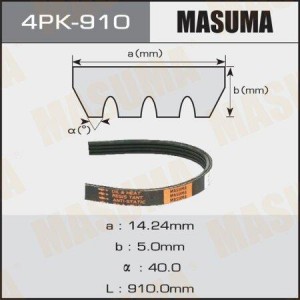 Ремень приводной 4PK-910 MASUMA