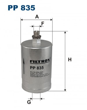 Фильтр топливный PP835 FILTRON