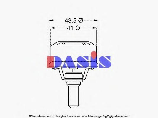 Термостат, охлаждающая жидкость 751782N AKS DASIS