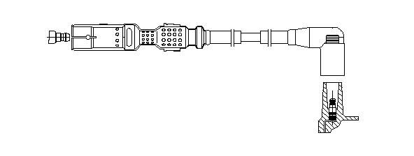 Провод зажигания 1A28F59 BREMI