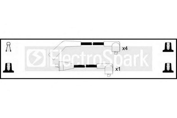 Ккомплект проводов зажигания OEK085 STANDARD
