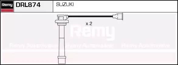 Ккомплект проводов зажигания DRL874 DELCO REMY