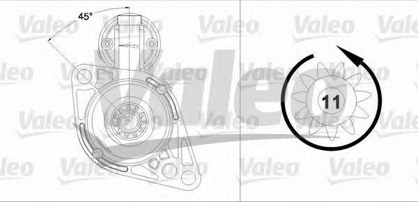 Стартер 458217 VALEO PHC